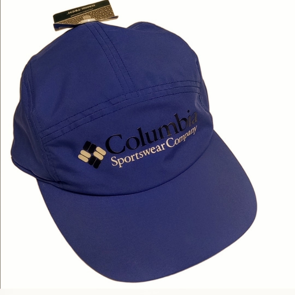 🆕 COLUMBIA OMNI-TECH BLUE FLEECE LINED WATERPROOF UNISEX BALL HAT